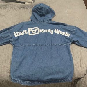 Disney world denim hoodie